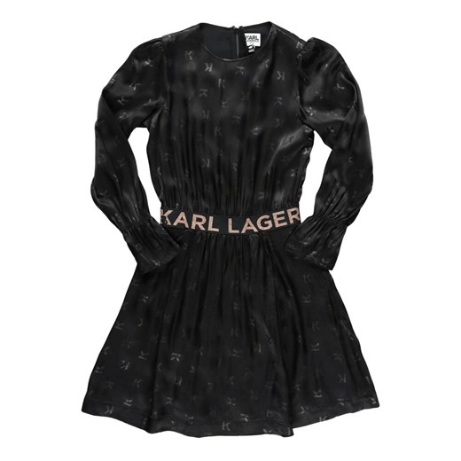 Sukienka dziewczęca Karl Lagerfeld z wiskozy 