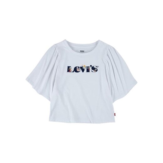 Bluzka dziewczęca Levi's bawełniana z krótkim rękawem z nadrukami 