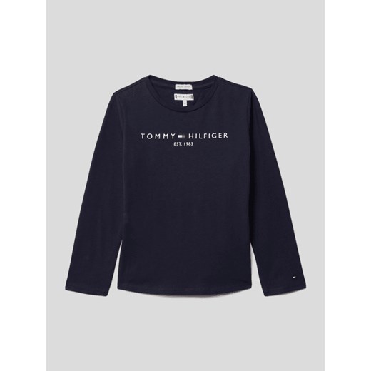 Tommy Hilfiger bluzka dziewczęca bawełniana w nadruki