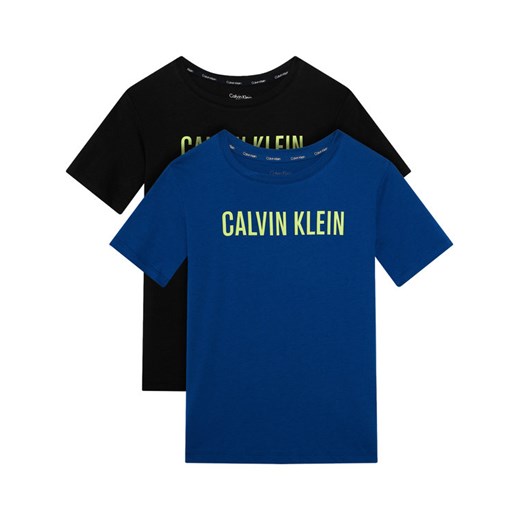 Komplet 2 t-shirtów B70B700329 Niebieski Regular Fit Calvin Klein Underwear 14_16Y MODIVO okazja