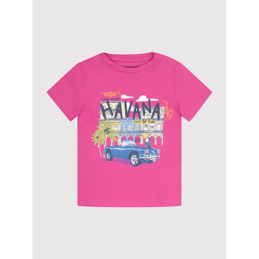 T-Shirt 1026 Różowy Regular Fit Mayoral 9 okazja MODIVO