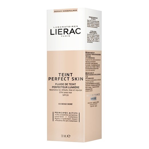 Lierac Teint Perfect Skin - udoskonalający podkład rozświetlający 03 Złoty 30ml Lierac 30 ml SuperPharm.pl
