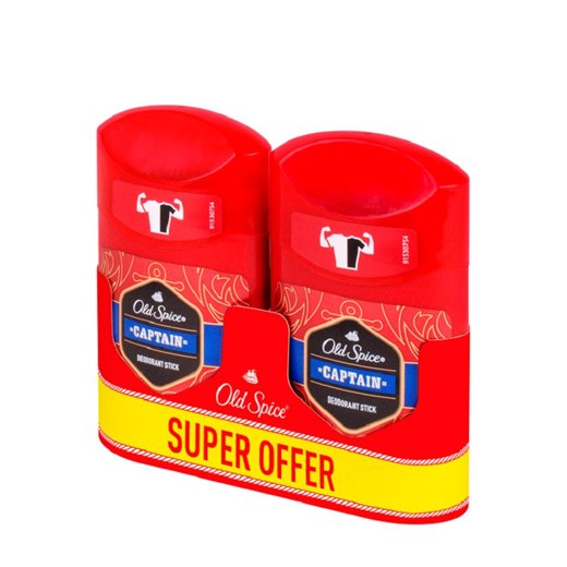 Old Spice Captain - Dezodorant w sztyfcie dla mężczyzn 2x50ml Old Spice 100 ml SuperPharm.pl