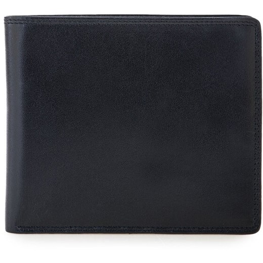Mywalit Portfel RFID skórzana 12 cm black/blue Mywalit 12cm x 2cm x 10cm Bagaze