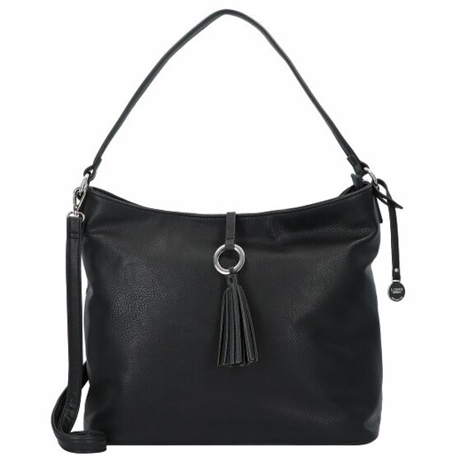 Czarna shopper bag L.Credi matowa duża