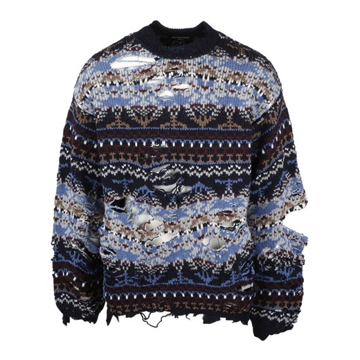 Balenciaga, Sweater Niebieski, male, rozmiary: 2XS,S,XS 2XS wyprzedaż showroom.pl