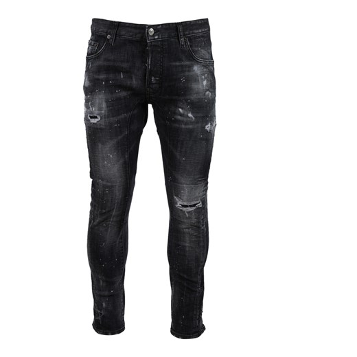 Dsquared2, Tidy Biker Jeans Szary, male, rozmiary: 46 IT,44 IT,50 IT,48 IT Dsquared2 50 IT showroom.pl