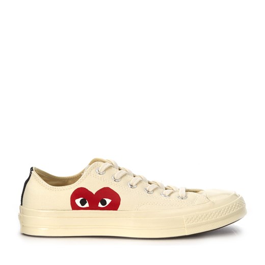 Comme des Garçons Play, Trampki 'Big Heart' Beżowy, female, rozmiary: 41 1/2,35,40,39,38,36 1/2,37 1/2 Comme Des Garçons Play 40 showroom.pl wyprzedaż