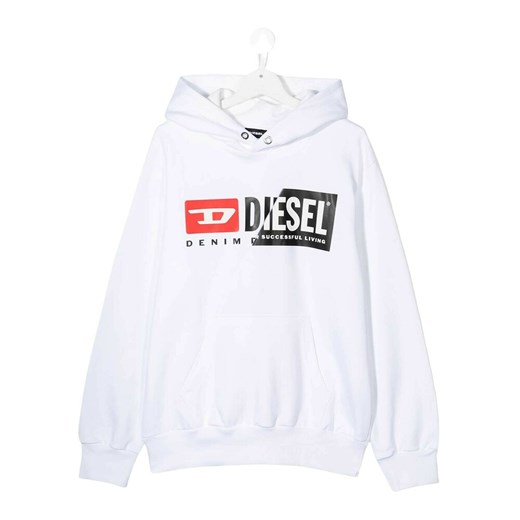 Diesel, Sweatshirt Biały, female, rozmiary: 8y,12y,10y Diesel 8y showroom.pl