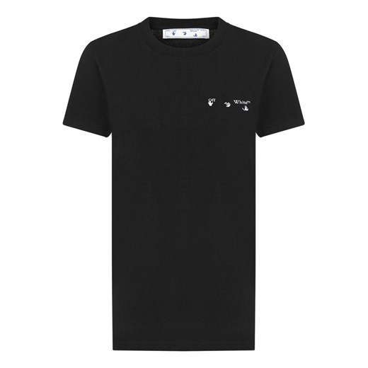 Off White, koszulka z nadrukiem Czarny, female, rozmiary: M,XS,L,S Off White M wyprzedaż showroom.pl