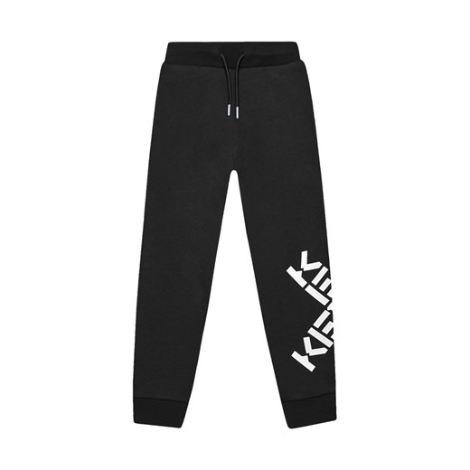 Kenzo, Sweatpants with pockets Czarny, male, rozmiary: 12y,8y,4y,6y,10y Kenzo 10y showroom.pl okazja