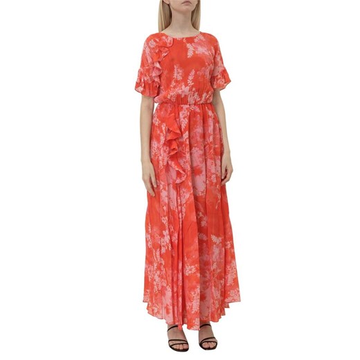 Pinko, Dress with Print Czerwony, female, rozmiary: S - 42 IT Pinko S - 42 IT promocja showroom.pl