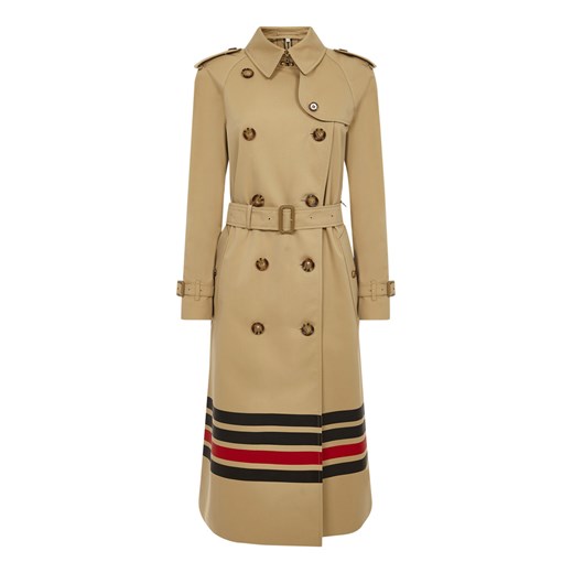 Burberry, Płaszcz Brązowy, female, rozmiary: UK 2,UK 4,UK 8,UK 6,UK 10 Burberry UK 8 wyprzedaż showroom.pl