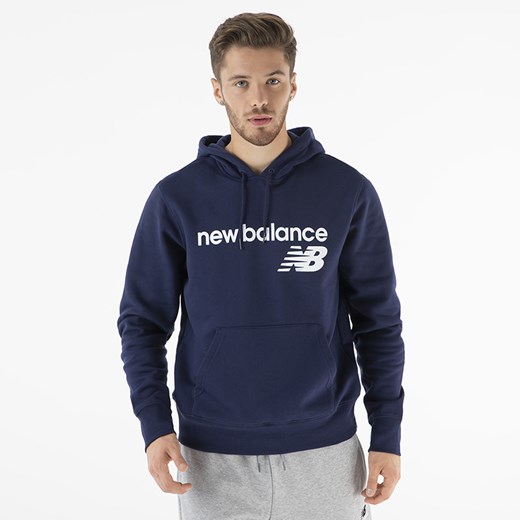 Bluza męska New Balance MT03910PGM – granatowa ze sklepu New Balance Poland w kategorii Bluzy męskie - zdjęcie 123817152