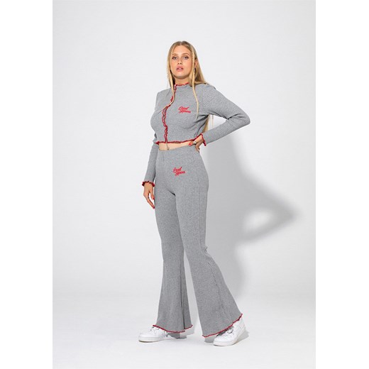 Spodnie dzwony cake rib cardi Local Heroes L Local Heroes