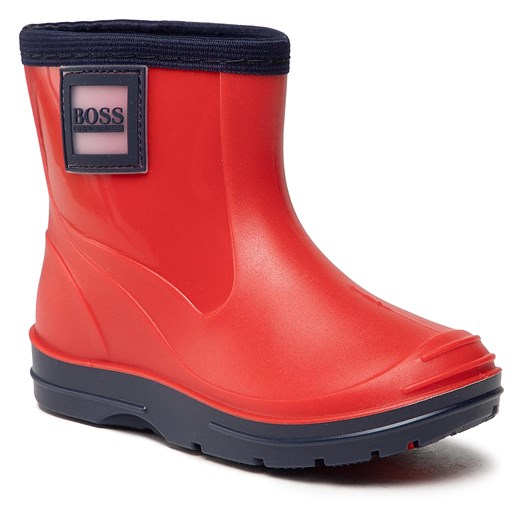 Kalosze BOSS - J09156 S Red 97E 27 eobuwie.pl wyprzedaż