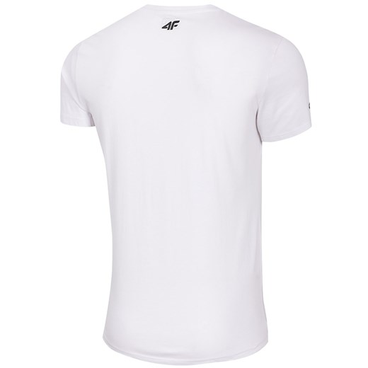 Koszulka T-shirt 4F TSM029 - biały (H4L20-TSM029-10S) XL okazyjna cena Military.pl