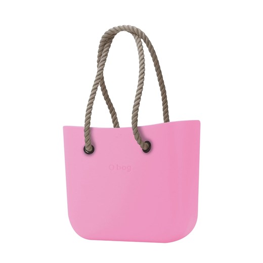 O bag  różowy torebka Pink z długimi linami natural O Bag Differenta.pl