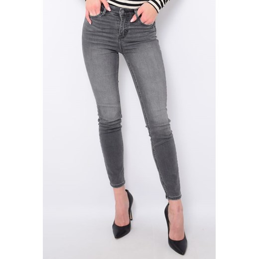 jeansy damskie guess w1ya46d4f52 szare ze sklepu Royal Shop w kategorii Jeansy damskie - zdjęcie 124000164