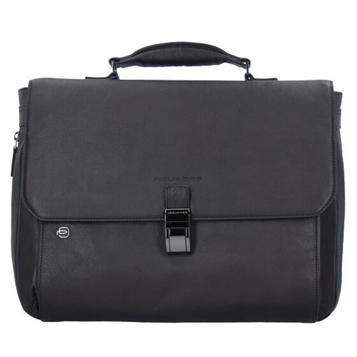 Piquadro Black Square Torba biznesowa, skórzana 40 cm z przegrodą na laptopa dunkelbraun Piquadro 41cm x 10cm x 30cm Bagaze