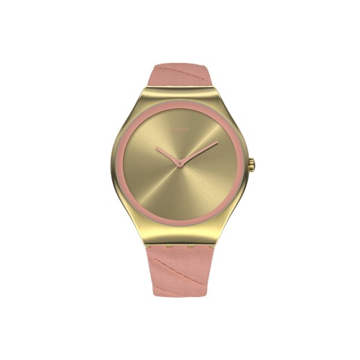Złoty zegarek Swatch