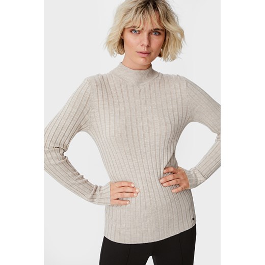 C&A Sweter, Beżowy, Rozmiar: XS The Basics XS C&A