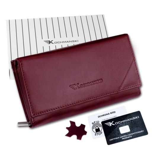 KOCHMANSKI portfel damski skórzany RFID 4606 Kochmanski Studio Kreacji® Skorzany