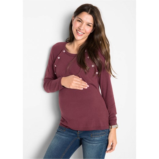 Sweter ciążowy i do karmienia piersią | bonprix 52/54 bonprix