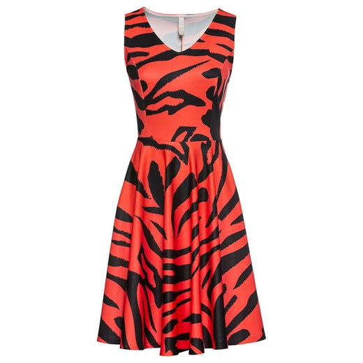 Sukienka w tygrysie cętki | bonprix 36/38 bonprix