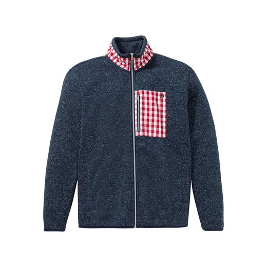 Bluza rozpinana z polaru w ludowym stylu | bonprix 60/62 (XXL) promocja bonprix