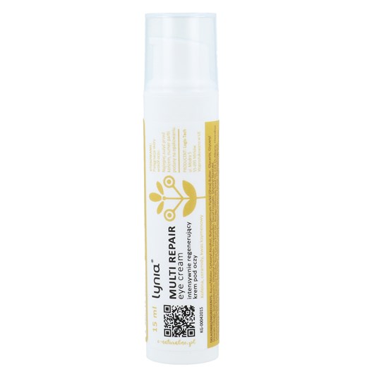 Lynia Multi Repair Eye Cream - Intensywnie regenerujący krem pod oczy - kofeina, Lynia larose