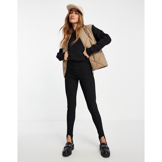 Mango – Camelowy bezrękawnik z pikowaniem w romby-Brązowy Mango S Asos Poland