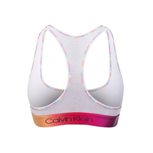CALVIN KLEIN DAMSKI BIUSTONOSZ STANIK SPORTOWY UNLINED BRALETTE WHITE QF6538E Calvin Klein Underwear XL promocyjna cena messimo