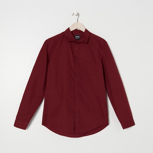 Sinsay - Koszula regular fit - Bordowy Sinsay XXL Sinsay