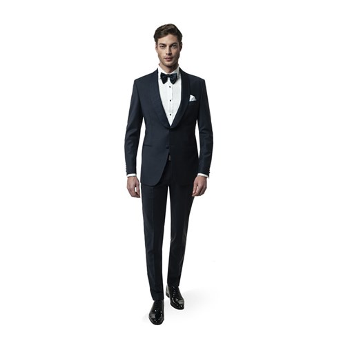 Elegancki granatowy garnitur Winman WILDWIN 313 slim fit Recman 182/104/94 Eye For Fashion