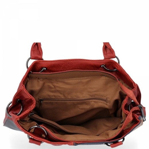 Modne Torebki Damskie typu Shopper Bag firmy Grace Bags Czerwona (kolory) Grace Bags PaniTorbalska