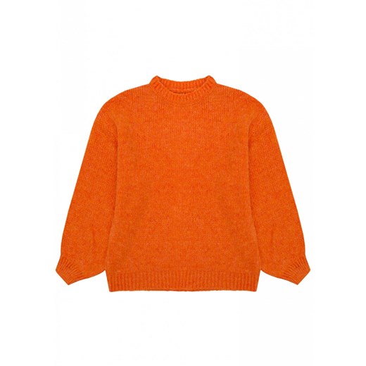 Sweter oversize z bufiastym rękawem ORANGE - RIVERO BY MARSALA UNI Marsala