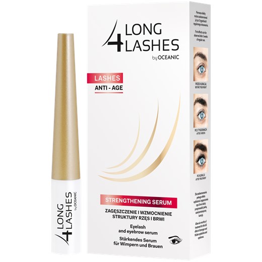 LONG4LASHES Anti-Age Serum wzmacniające Zagęszczenie i odbudowa struktury rzęs i Long4lashes Oceanic_SA