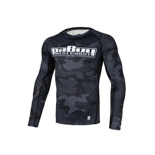 Longsleeve Rashguard Performance Pro plus All Black Camo Boxing S Pit Bull 3XL pitbull.pl