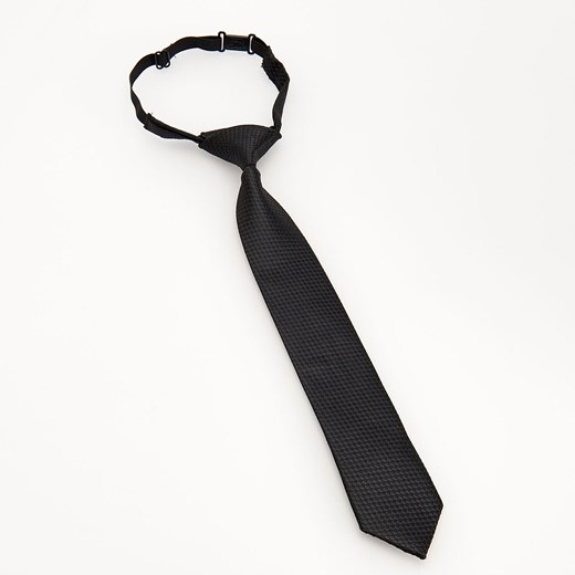 Reserved - Krawat z regulacją dopasowania - Czarny Reserved ONE SIZE okazja Reserved
