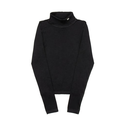 Sweter damski czarny Misbhv casual z golfem