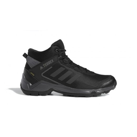 Czarne buty sportowe męskie Adidas sznurowane gore-tex jesienne 