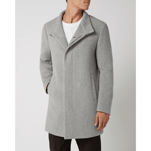 Krótki płaszcz z mieszanki wełny model ‘Cicornel’ Cinque 48 Peek&Cloppenburg 
