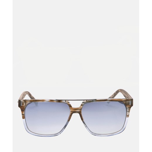 Niebiesko brązowe okulary przeciwsłoneczne Kazar Kazar