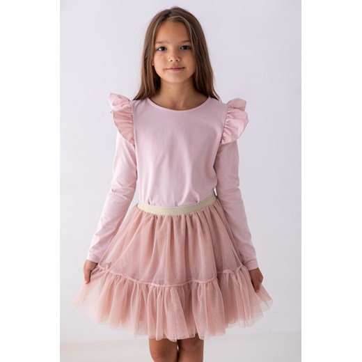 Pudrowa bluzka z falbanką Myprincess / Lily Grey MKA GROUP