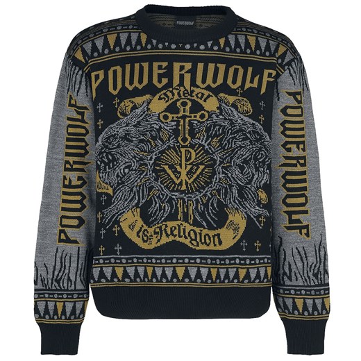Powerwolf - Holiday Sweater 2021 - Christmas jumper - wielokolorowy M EMP