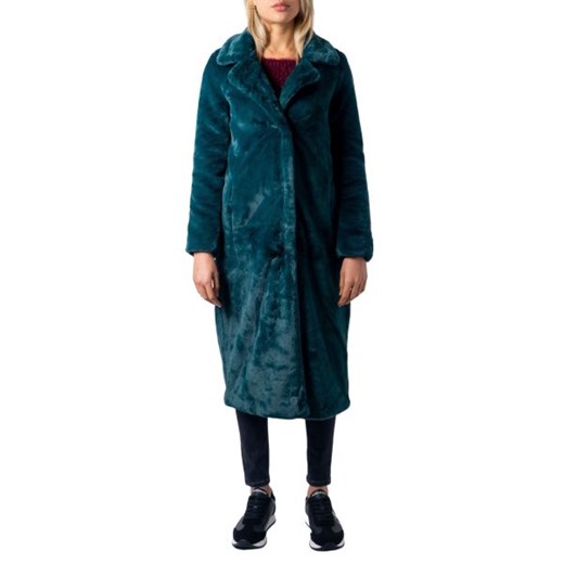 Only Płaszcz Kobieta - Frida Long Faux Fur Coat Otw - Zielony L Italian Collection
