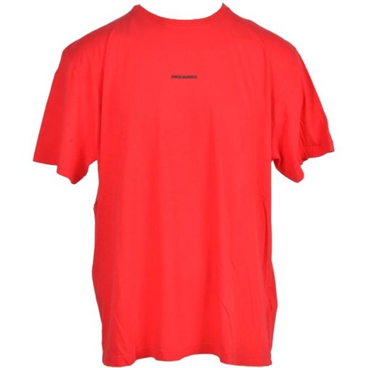 dsquared - Dsquared T-shirt Mężczyzna - WH7_GLX-77247146_Rosso - Czerwony M Italian Collection