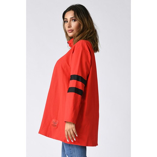 Bluza "Houston" w kolorze czerwonym Plus Size Company 48/50 okazja Limango Polska