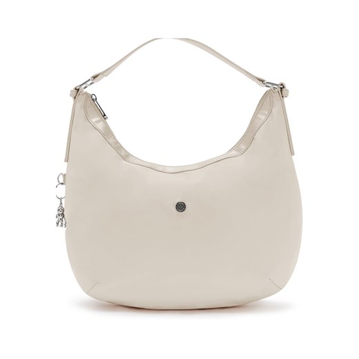 Shopper bag Kipling biała na ramię